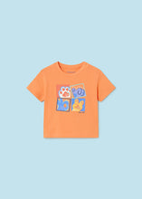 Little Boys Orange & Ivory Cotton Tops ( 2 pack) - 1032