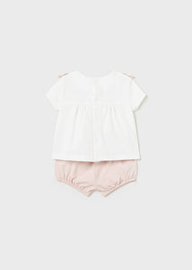 Pink & White Shorts Set (2 Pack) - 1610