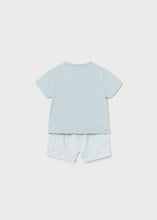 Baby Boys Blue Shorts Set (4 piece) - 1627
