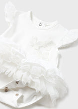 Baby Girls White Cotton Romper Set - 1702