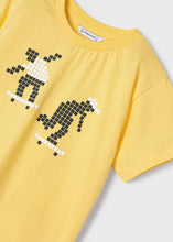 Boys Yellow Skateboard T-Shirt - 3013