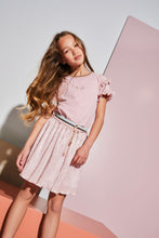 Rosy Sand Pleated Skirt -5700