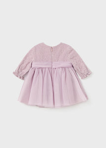 Girls Lilac Tulle Dress - 2855