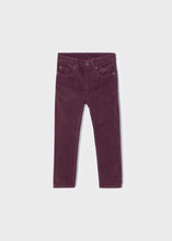 Boys Burgundy Slim Fit Trousers - 537