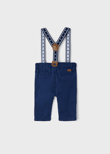 Baby Boys Blue Trousers & Braces - 2519