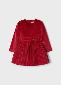 Red Velvet Dress - 4954