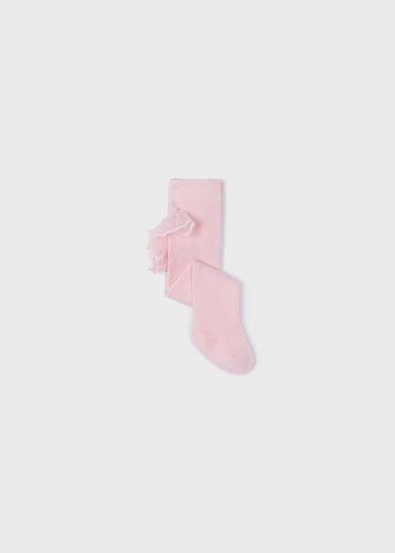 Baby Girl Pink Frill Bum Tights - 9531