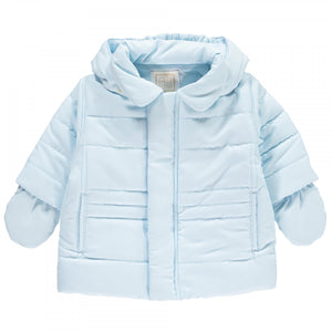 Pale Blue Jacket with Mits - Neil