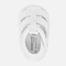 White Cotton Sandals - 9271