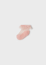 Blossom Pink Frilly Ankle Sock - 9479