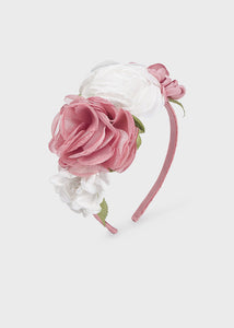 Girls Pink Flower Hairband - 10485
