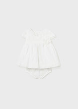 Baby Girls White Organza Dress -1821