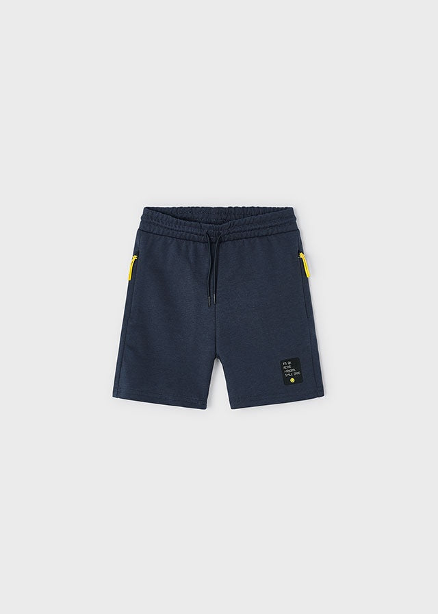 Boys Grey Jersey Shorts - 3277