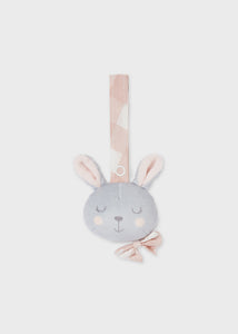 Pink Bunny Baby Rattle - 19101