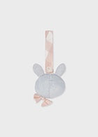 Pink Bunny Baby Rattle - 19101