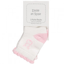 Baby Socks - White/Pink