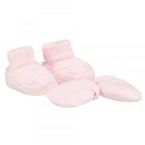 Pink Cotton 3 Piece Hat Set -Nox