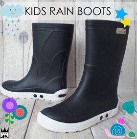 Navy Rain Boots