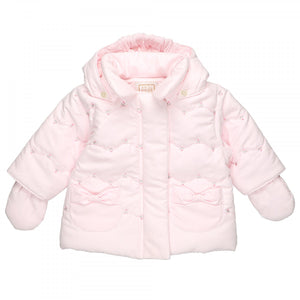 Baby Girls Pink Winter Jacket - Riva