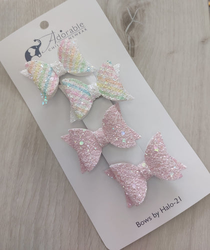 Hair Bows - Small 4 Pack