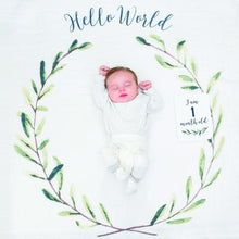 Milestone Blanket & Cards Set - Hello World