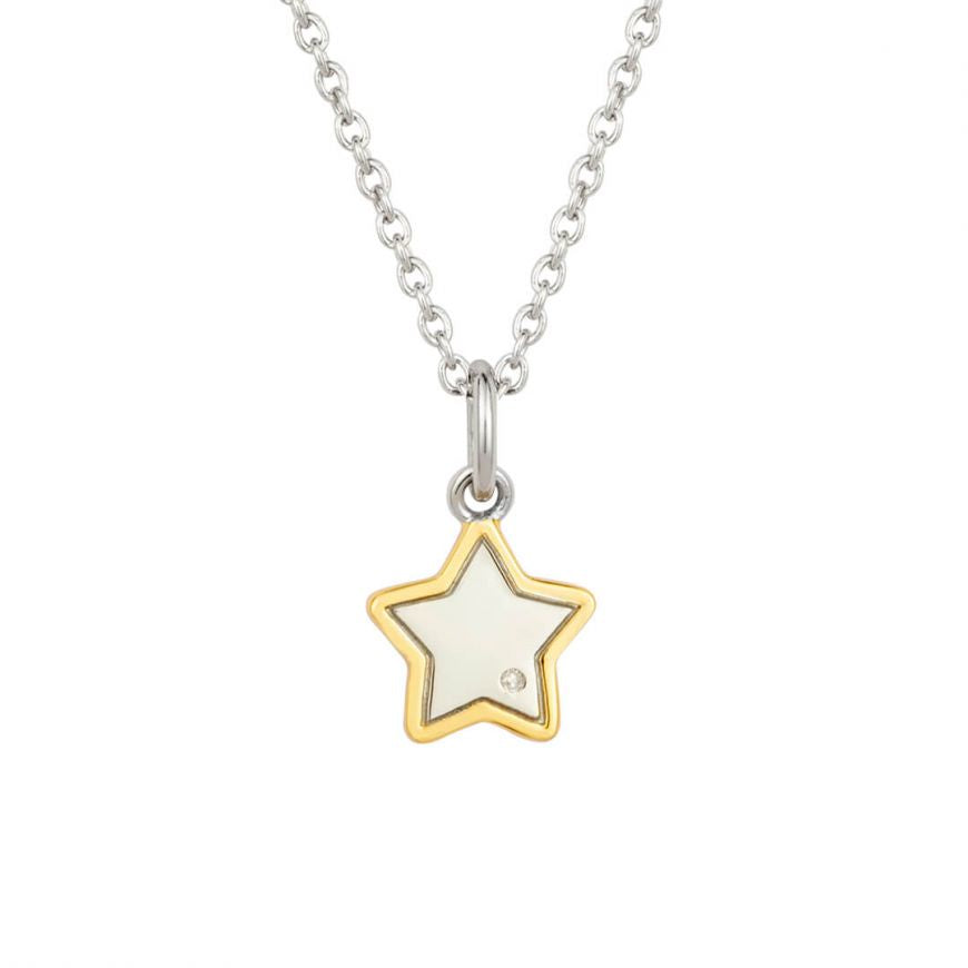 Recycled Silver Star Necklace - N4489