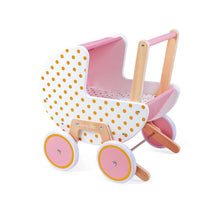 Wooden Doll's Pram - Candy Chic