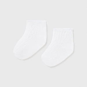 Baby Boys White Socks - 9361