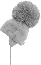 Tuva - Grey Big Pom-Pom Hat